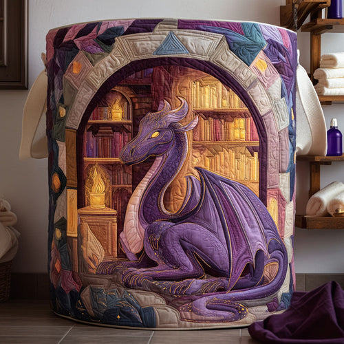 Lavender Mystic Quilted Laundry Basket NCU0NTV795