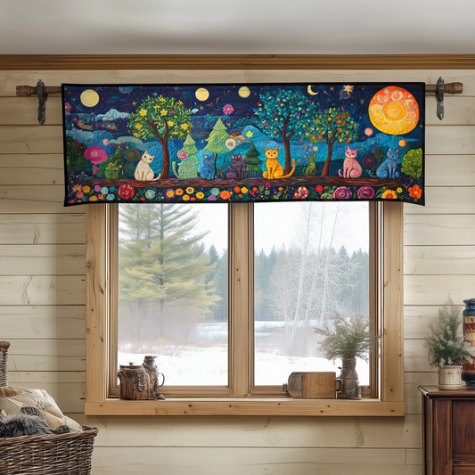 Lazy Cat Quilted Valance NCU0DDK821