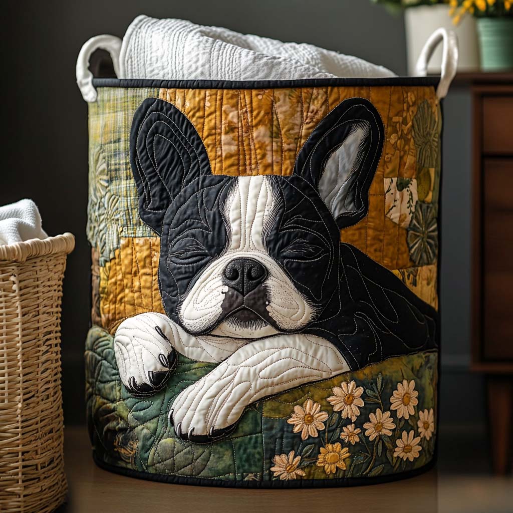 Lazy Day Dreamer Quilted Laundry Basket NCU0NXD633