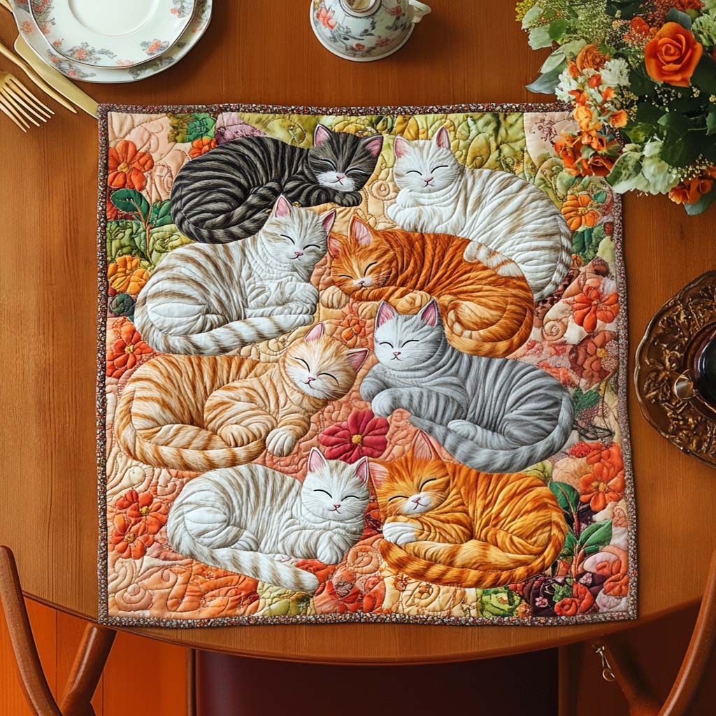 Lazy Nap Quilted Table Topper NCU0NNT1114