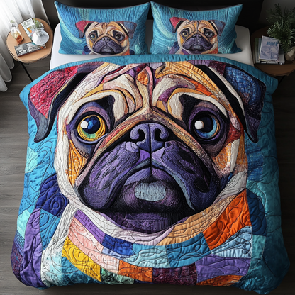 Lazy Paws 3-Piece Quilted Bedding Set NCU0NVH872