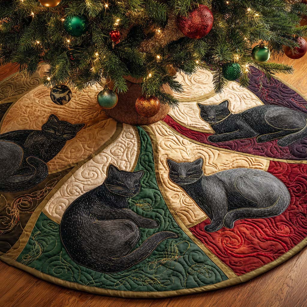 Lazy Paws Quilted Tree Skirt NCU0NXD1019