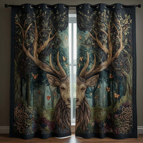 Leafy Branches Quilted Curtains NCU0NNT2329