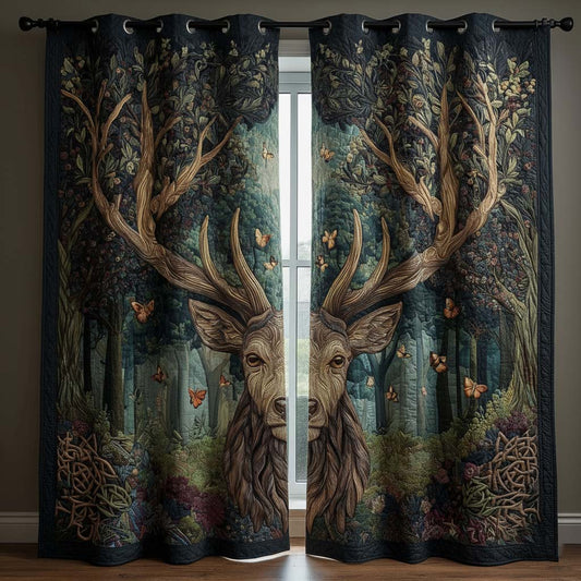 Leafy Branches Quilted Curtains NCU0NNT2329