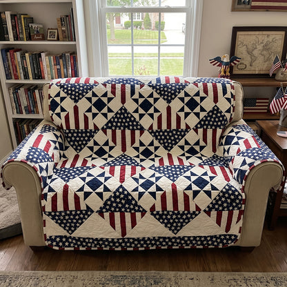 Legacy of Liberty Quilted Sofa Cover NCU0PTT3132