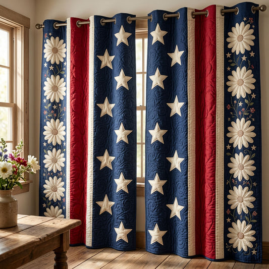 Liberty Bloom Quilted Curtains NCU0NTD1777
