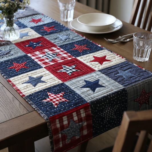 Liberty Blossoms Quilted Table Runner NCU0LDH477