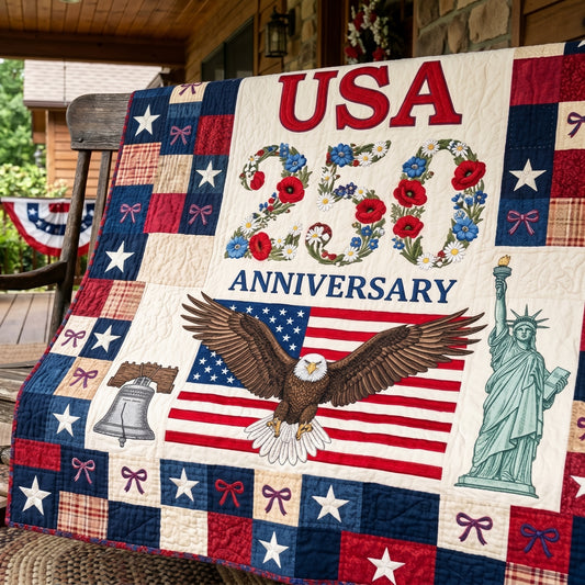 Liberty Celebration Quilted Blanket NCU0DV2111