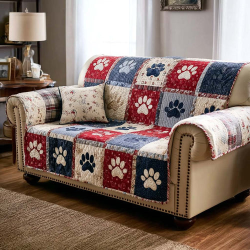 Liberty Charm Quilted Sofa Cover NCU0HNH956