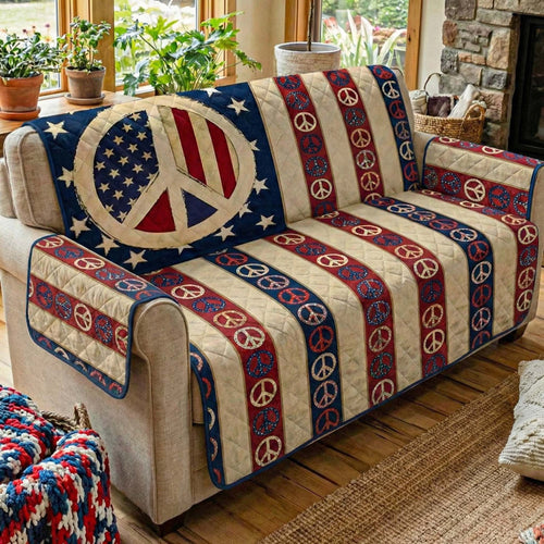 Liberty Commune Quilted Sofa Cover NCU0NXD1496