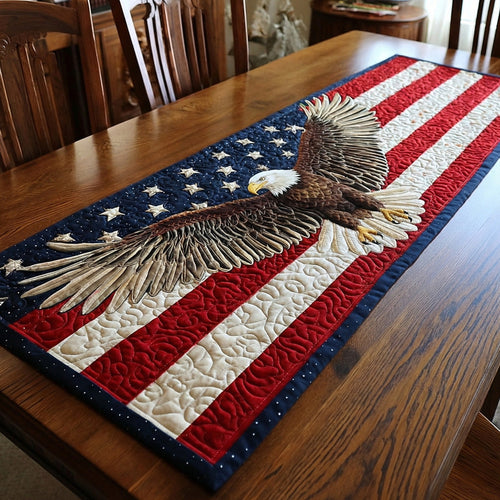 Liberty Eagle Quilted Table Runner NCU0LDH469