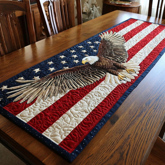 Liberty Eagle Quilted Table Runner NCU0LDH469