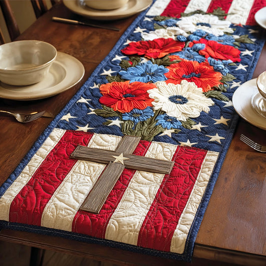 Liberty Floral Quilted Table Runner NCU0NTD1749