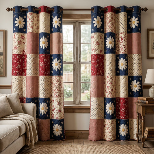 Liberty Garden Quilted Curtains NCU0NTD1780