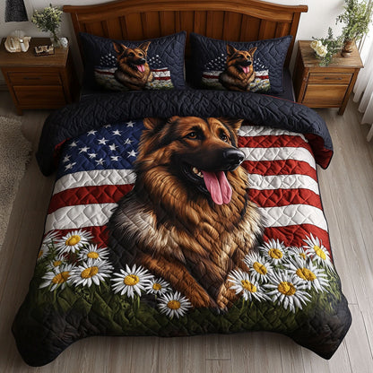 Liberty Guard 3-Piece Quilted Bedding Set NCU0PTT445