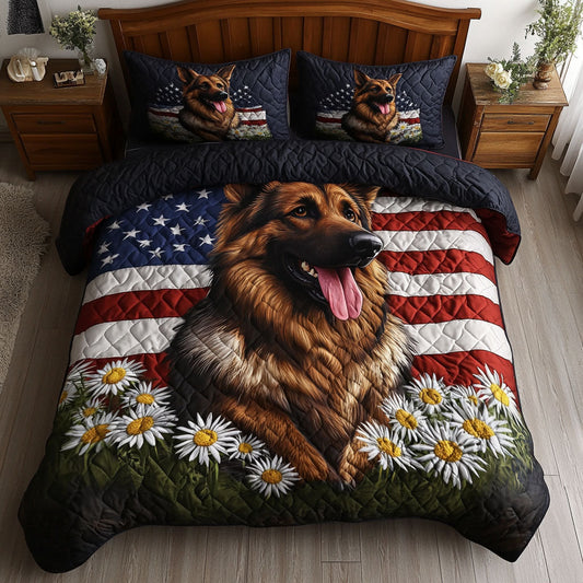 Liberty Guard 3-Piece Quilted Bedding Set NCU0PTT445