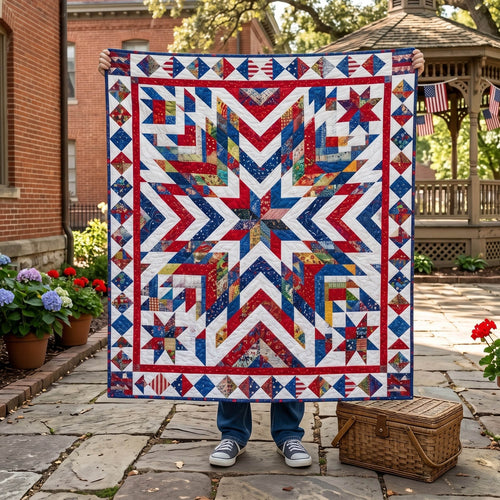 Liberty Harbor Quilted Blanket NCU0NTD1959