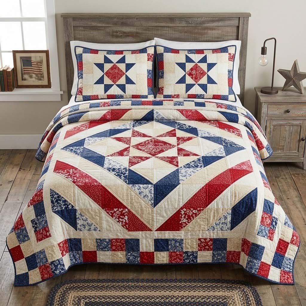 Liberty Jewel 3-Piece Quilted Bedding Set NCU0DQQ0637