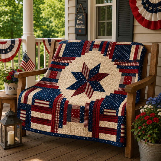 Liberty Patch Quilted Blanket NCU0DQQ0897