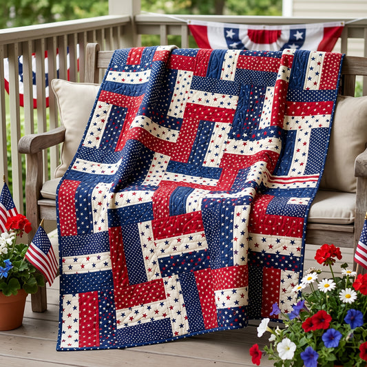 Liberty Patch Quilted Blanket NCU0NTD1967