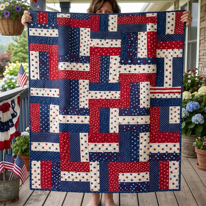 Liberty Patch Quilted Blanket NCU0NTD1967