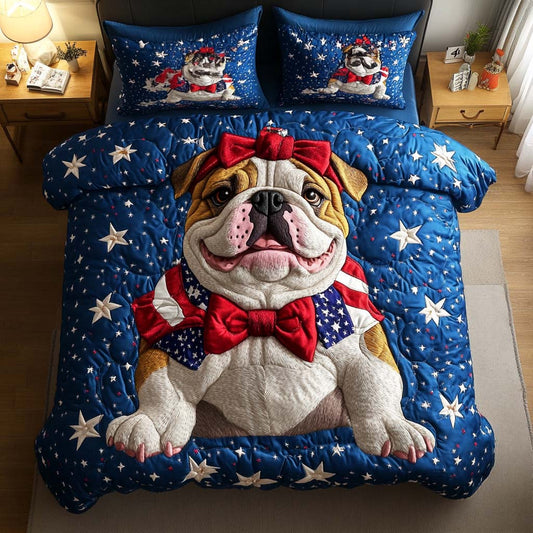 Liberty Pup 3-Piece Quited Bedding Set NCU0NNT851