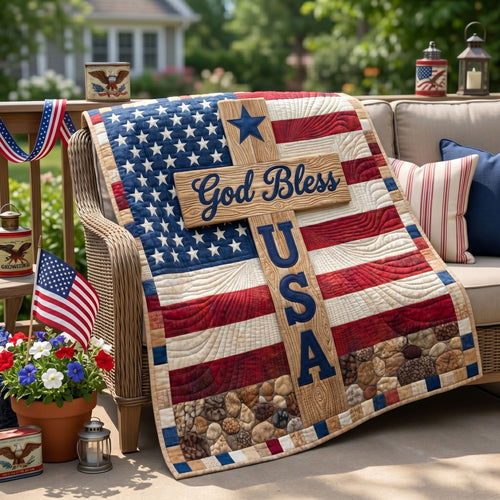 Liberty Spirit Quilted Blanket NCU0NNT3175