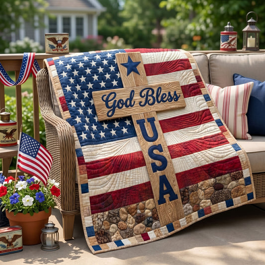 Liberty Spirit Quilted Blanket NCU0NNT3175