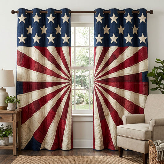 Liberty Star Quilted Curtains NCU0NTD1770