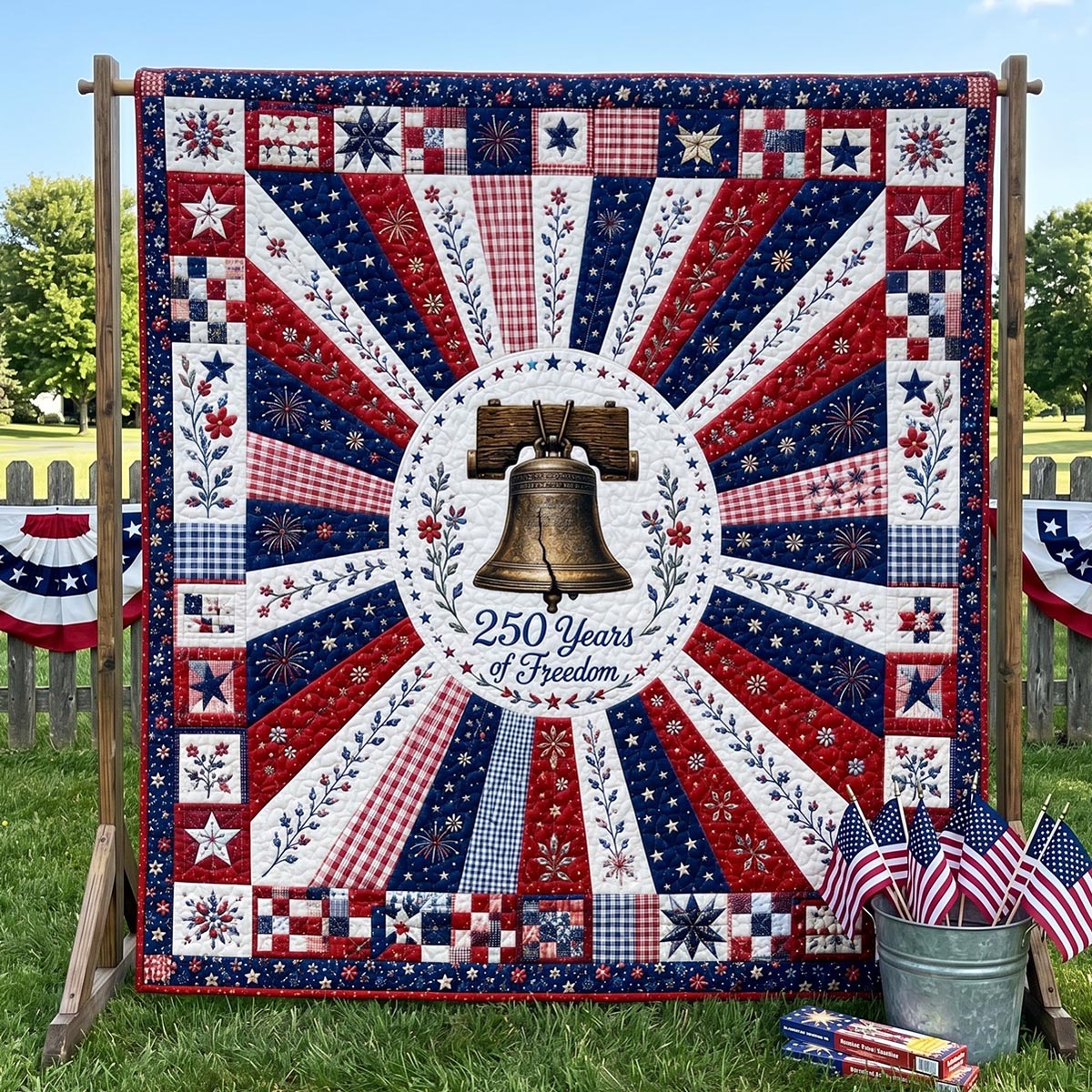 Liberty Starburst Quilted Blanket NCU0DV2170