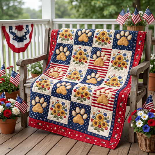 Liberty Tails Quilted Blanket NCU0NTD1945