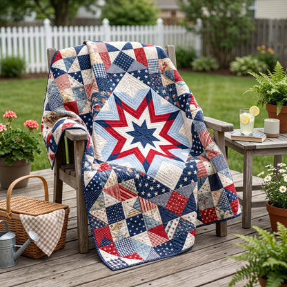 Liberty Threads Quilted Blanket NCU0NTD1962