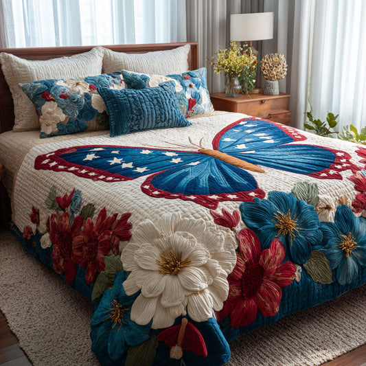 Liberty Winged Wonder 3-Piece Quilted Bedding Set NCU0PVL835