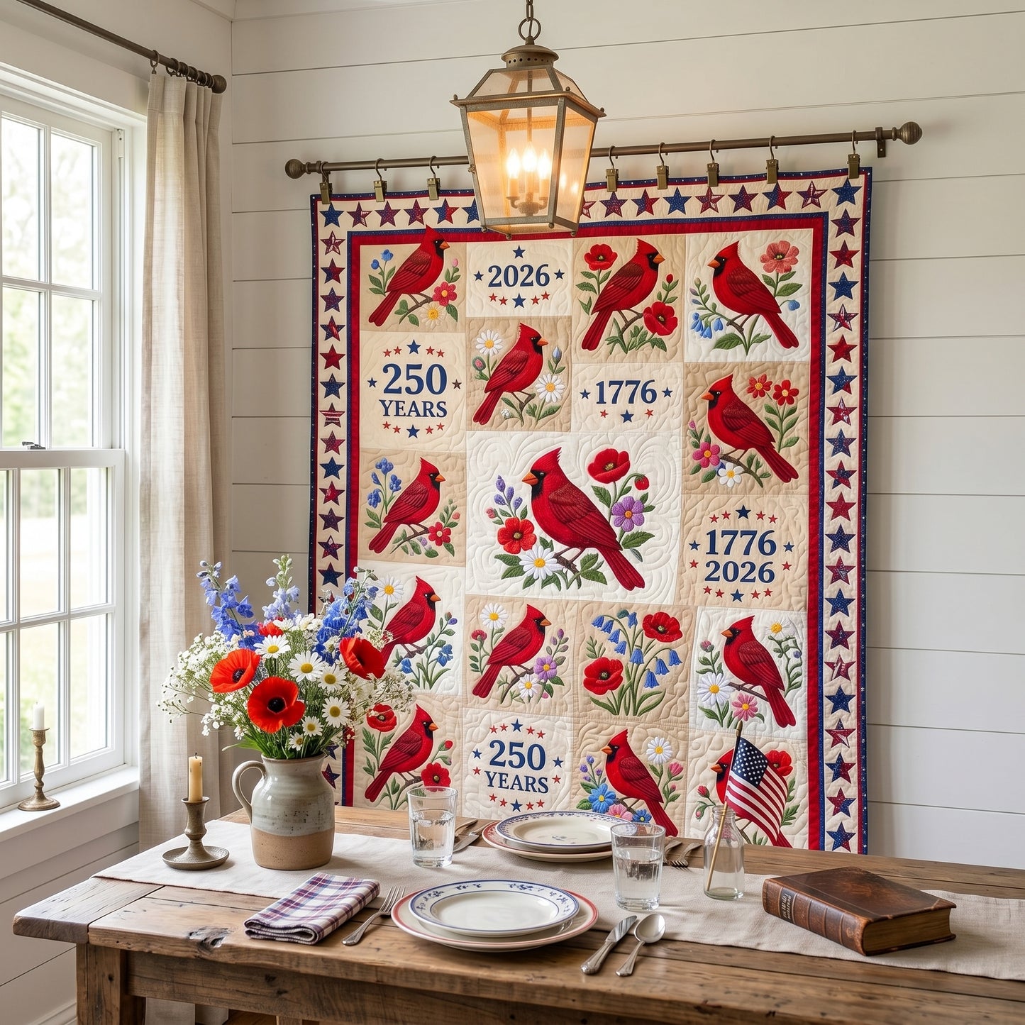 Liberty Wings Quilted Blanket NCU0NTD1885