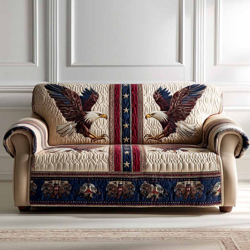 Liberty Wings Quilted Sofa Cover NCU0NXD1556