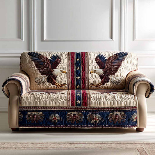 Liberty Wings Quilted Sofa Cover NCU0NXD1556