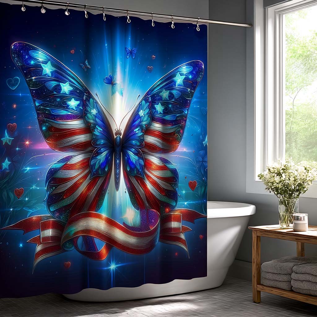 Liberty Wings Shower Curtain NCU0DQQ0307