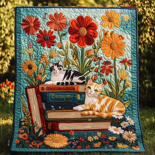 Library Whiskers Quilted Blanket NCU0PTT050