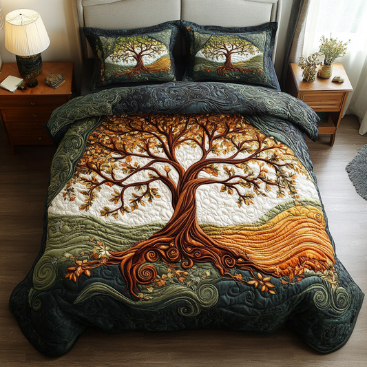 Life Embrace 3-Piece Quilted Bedding Set NCU0DDK176