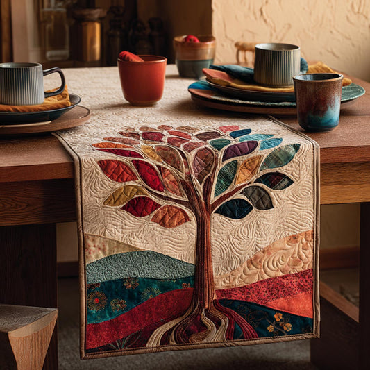 Life Harmony Quilted Table Runner NCU0DV1835