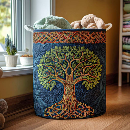 Life Journey Quilted Laundry Basket NCU0NNT1580