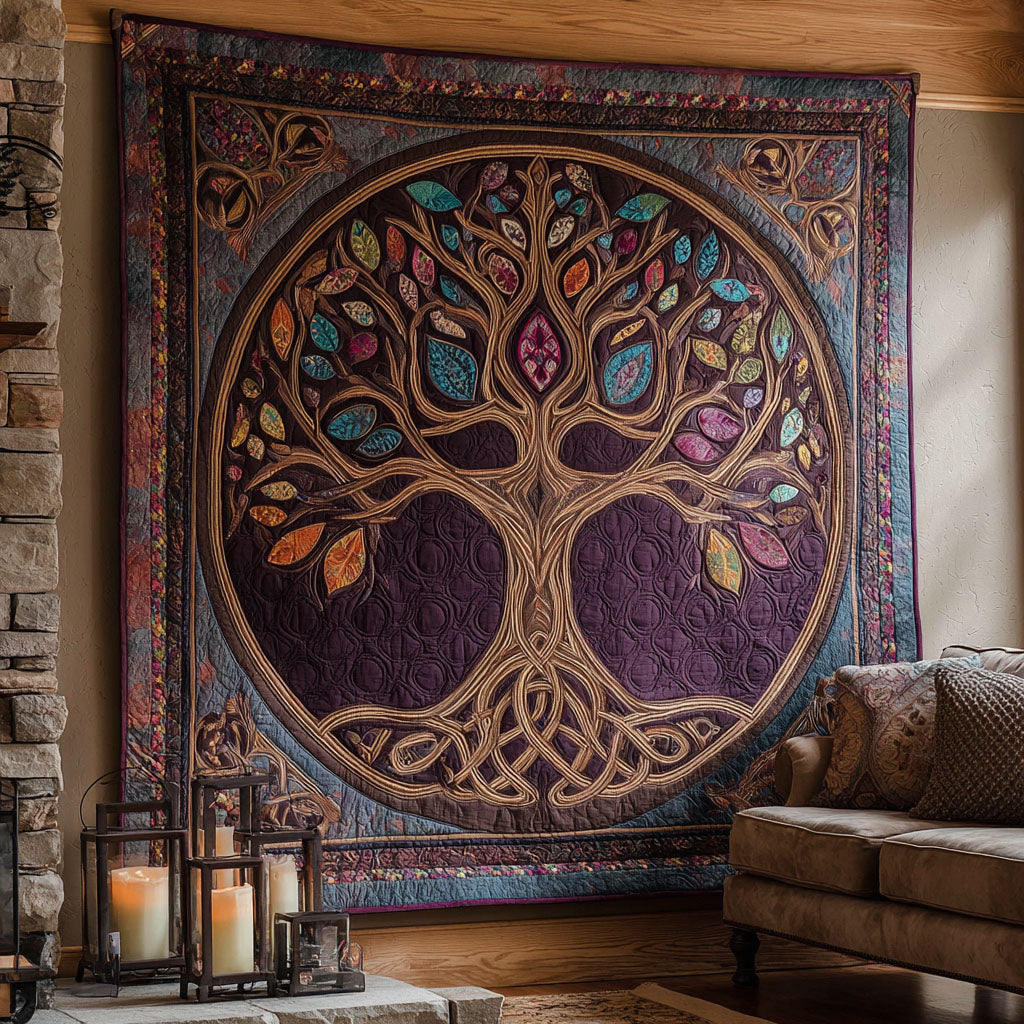Life Tapestry Quilted Blanket NCU0DDK2332