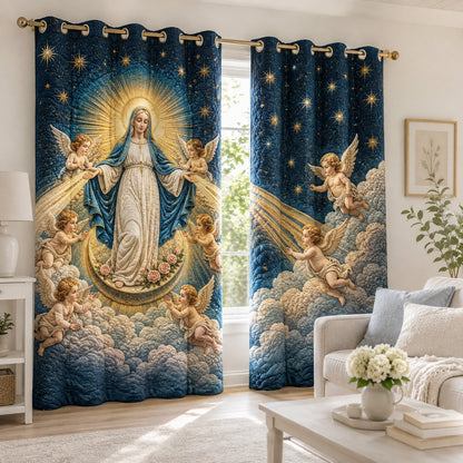 Light of Grace Quilted Curtains NCU0HNH1221