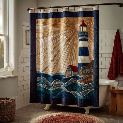 Lighthouse Glow Shower Curtain NCU0DDK2402