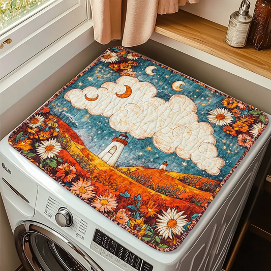 Lighthouse Night Quilted Washer and Dryer Cover NCU0DDK815