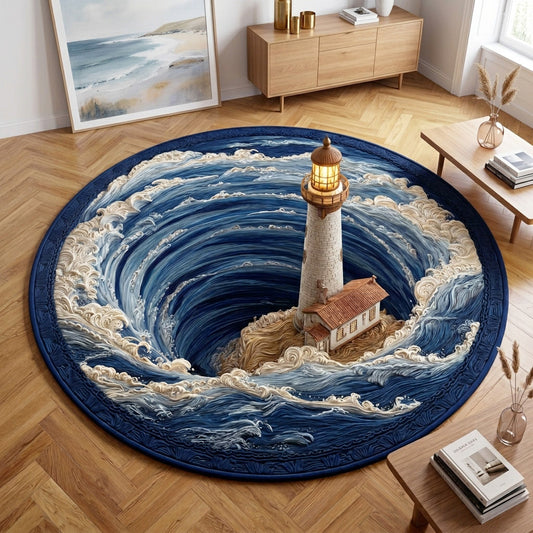 Lighthouse Vista Quilted Round Mat NCU0HNH1154