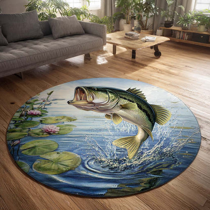 Lilly Fishing Round Carpet NCU0HNH987