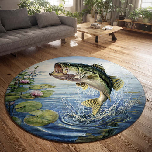 Lilly Fishing Round Carpet NCU0HNH987