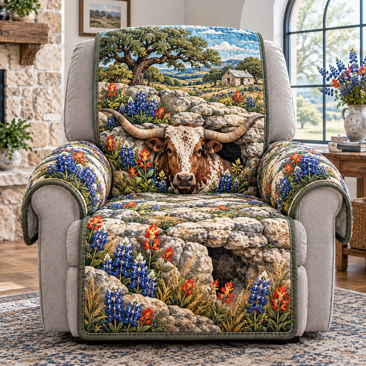 Limestone Hollow Quilted Sofa Cover NCU0NTD2465