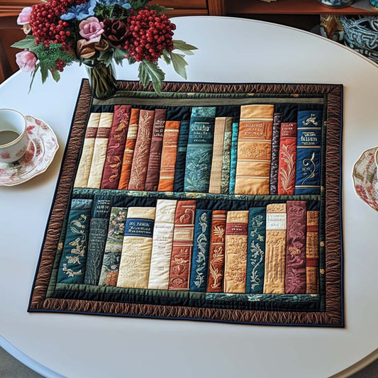 Literary Escape Quilted Table Topper NCU0NNT1385